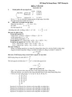 Hệ thống lý thuyết hóa học THPT  phục vụ ôn thi THPT QG, ôn thi học sinh giỏi