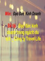 Tiểu luận Đạo đức kinh doanh và văn hóa doanh nghiệp Ptithcm