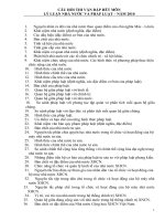 Câu hỏi thi vấn đáp hết môn lý luận nhà nước và pháp luật