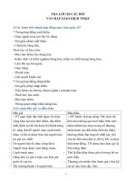 120 câu hỏi và trả lời vấn đáp giao dịch thương mại quốc tế