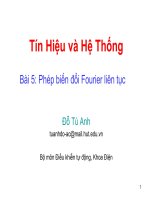 Tín Hiệu và Hệ Thống