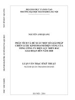 PHÂN TÍCH VÀ ĐỀ XUẤT MỘT SỐ GIẢI PHÁP CHIẾN LƯỢC KINH DOANH ĐIỆN NĂNG CỦA TỔNG CÔNG TY ĐIỆN LỰC MIỀN BẮC GIAI ĐOẠN ĐẾN NĂM 2020