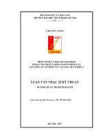 PHÂN TÍCH VÀ MỘT SỐ GIẢI PHÁP NÂNG CAO CHẤT LƯỢNG NGUỒN NHÂN LỰC TẠI CÔNG TY CỔ PHẦN TƯ VẤN XÂY DỰNG ĐIỆN 1