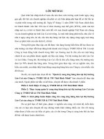 Quản lý cung ứng hàng hóa tại thị trường Lào Cai của Công ty TNHH XD  TM Thái Bình Minh