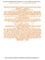 Tuyển tập 100 đề thi thử CĐ ĐH giải chi tiếtvà 3 tập chìa khoá vàng giải nhanh hoá học