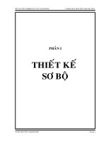 Thiết kế sơ bộ