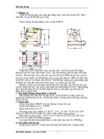 Thiết kế đồ gá phay hai mặt đậu đồng thời  của chi tiết gối đỡ . Biết mặt đáy và các lỗ đã được gia công