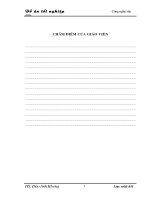 Lập quy trình công nghệ SỬA CHỮA MÁY PHAY 6P13