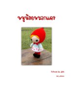 Cách móc Búp bê quàng khăn đỏ dễ làm, siêu dễ thương cho bạn gái