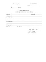 Giấy chứng nhận nghỉ việc hưởng bảo hiểm xã hội