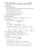 Bài 5   bài toán tìm giá trị nguyên cho biểu thức