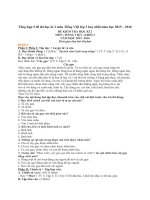 Tổng hợp 5 đề thi học kì 2 môn tiếng việt lớp 3 hay nhất năm học 2015