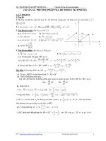 chuyên đề tọa dộ trong mặt phẳng