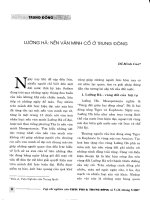 Nền văn minh lưỡng hà.