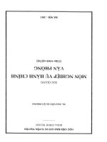bai giang mon nghiep vu hanh chinh van phong