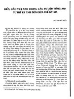 BIỂN ĐẢO VIỆT NAM TRONG CÁC TƯ LIỆU TIẾNG ANH TỪ TK XVIII ĐẾN TK XIX