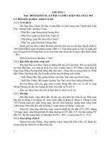 Công nghệ khai thác khấu than bằng máy khấu, chống giữ lò chợ bằng dàn tự hành, hạ trần than nóc kết hợp với điều khiển đá vách bằng phá hỏa toàn phần
