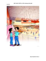 BỘ TRANH SGK TIẾNG ANH 6 THÍ ĐIÊM (UNIT 8)