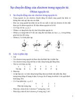 Bài 3   sự chuyển động của electron trong nguyên tử