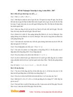 Đề thi Violympic Toán lớp 6 vòng 1 năm 2016 - 2017