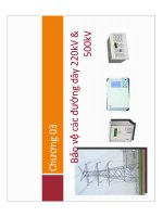 Bao ve he thong duong day truyen tai va phan phoi dien