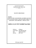 Đánh giá công tác bồi thường giải phóng mặt bằng dự án xây dựng công ty Việt Pan Pacific World  xã Danh Thắng  huyện Hiệp Hòa  tỉnh Bắc Giang