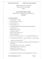 Luận văn đồ án môn học kết cấu thép thiết kế