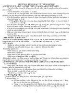 đề cương nguyên lí thống kê chương 1,2,3,4