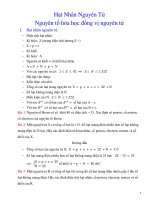 Bài 2   hạt nhân nguyên tử, nguyên tố hóa học đồng vị