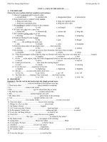 Bài tập phụ đạo tiếng anh 10