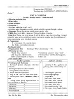 GIÁO ÁN TIẾNG ANH 9 (UNIT 2)