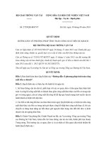 Quyết định 2729/QĐ-BGTVT về phương pháp tính toán công suất bến xe khách