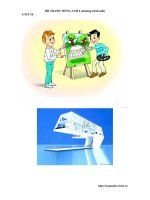 BỘ TRANH SGK TIẾNG ANH 6 THÍ ĐIÊM (UNIT 10)