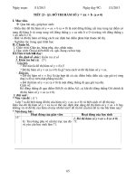 T 23 ĐỒ THỊ HÀM SỐ y=ax+b (a khác 0)