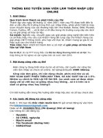 THÔNG báo TUYỂN DỤNG SINH VIÊN làm THÊM NHẬP LIỆU ONLINE