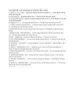 CÁCH BIỂU đạt VIỆC TRONG QUÁ KHỨ TRONG TIẾNG TRUNG