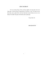 Hoàn thiện công tác quản trị rủi ro tín dụng cho vay trong hoạt động kinh doanh tại ngân hàng nông nghiệp và phát triển nông thôn chi nhánh tỉnh quảng trị 