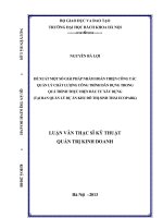 ĐỀ XUẤT MỘT SỐ GIẢI PHÁP NHẰM HOÀN THIỆN CÔNG TÁC QUẢN LÝ CHẤT LƯỢNG CÔNG TRÌNH DÂN DỤNG TRONG QUÁ TRÌNH THỰC HIỆN ĐẦU TƯ XÂY DỰNG (TẠI BAN QUẢN LÝ DỰ ÁN KHU ĐÔ THỊ SINH THÁI ECOPARK)