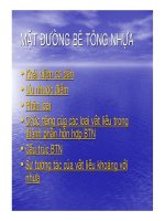 MẶT ĐƯỜNG BÊ TÔNG NHỰA