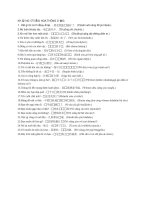 KHẨU NGỮ TIẾNG HOA THÔNG DỤNG