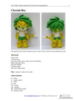 Cách móc Búp bê Người rừng dễ làm, siêu sễ thương cho bé