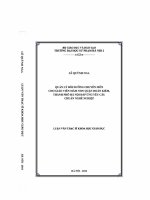 Quản lý bồi dưỡng chuyên môn cho giáo viên mầm non quận hoàn kiếm, thành phố hà nội đáp ứng yêu cầu chuẩn nghề nghiệp