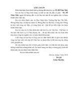 Một số giải pháp phát triển du lịch cộng đồng tỉnh sơn la