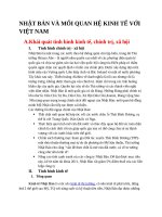 thuyết trình mối quan hệ giữa Việt Nam và Nhật Bản