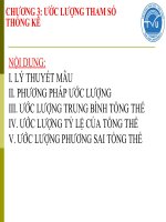 Bài giảng xác suất thống kê chương 3   ths  trần thị minh tâm 