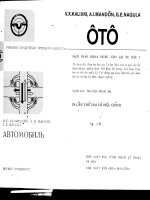 Bảo dưỡng ô tô tài liệu dịch