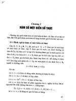 TOÁN HỌC CAO CẤP TIẾP THEO