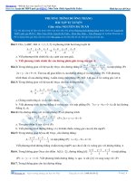 bài tập phương trình đường thẳng thầy nguyễn bá tuấn 