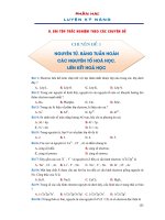 Ôn kiến thức   luyện kỹ năng hóa học phần 2 