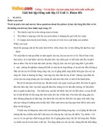 Giải bài tập tiếng anh lớp 12 Unit 1: Home life